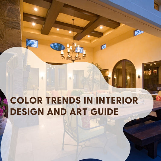 Color Trends in Interior Design and Art: A 2025 Guide by Qibo Art Gallery