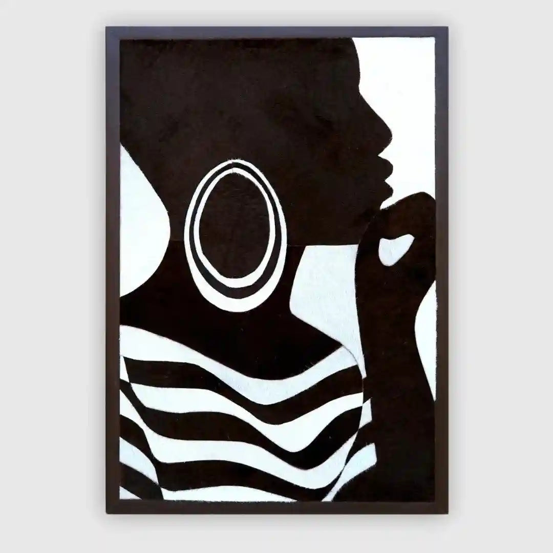 KENYA Leather Artwork - Qibo Galleria LLP