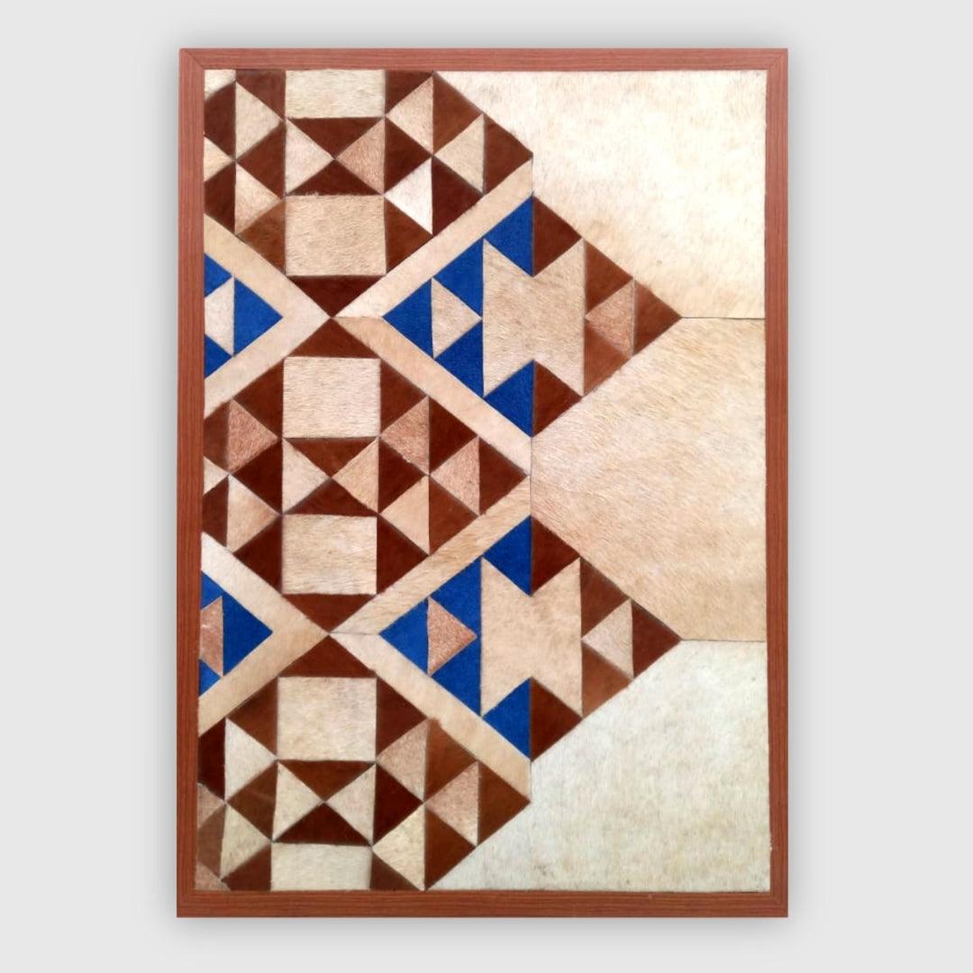 URUGUAY Leather Artwork - Qibo Galleria LLP