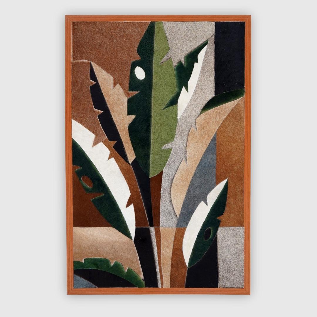 NIGER Leather Artwork - Qibo Galleria LLP