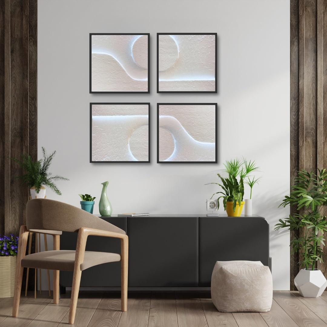 Pattern Play II (Set of 4) - Qibo Galleria LLP