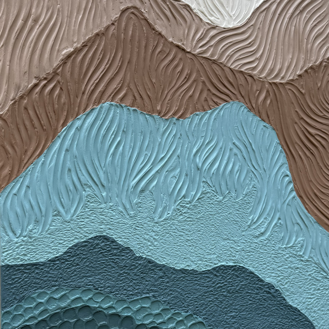 Layered Landscape Abstract Wall Art III