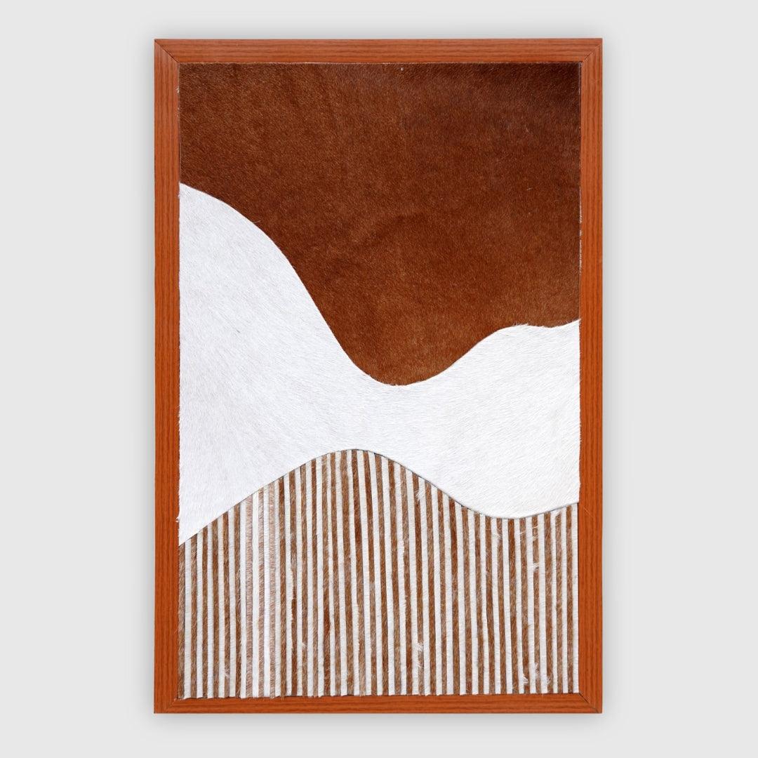 KOSOVO Leather Artwork - Qibo Galleria LLP