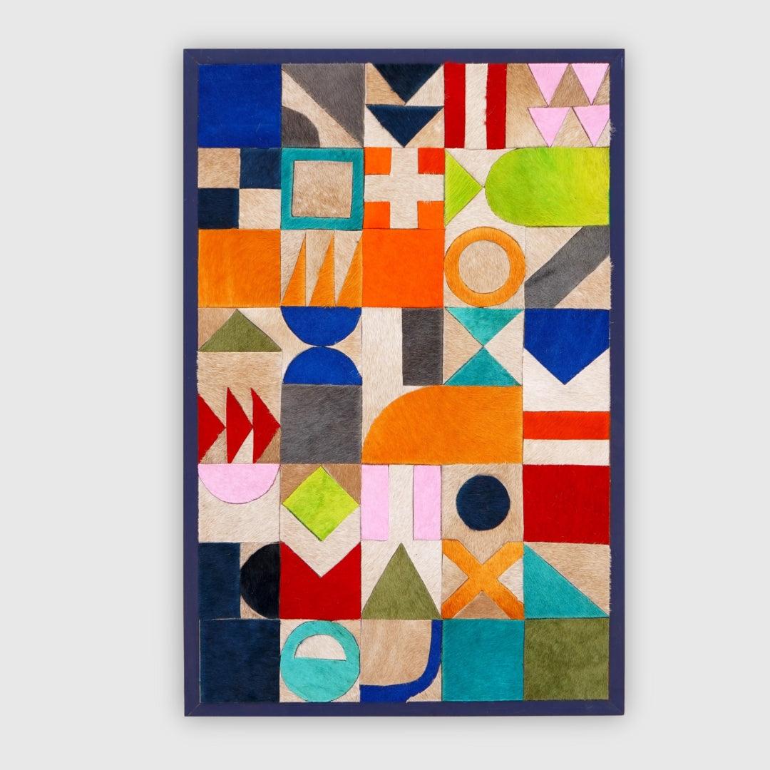 GEORGIA Leather Artwork - Qibo Galleria LLP