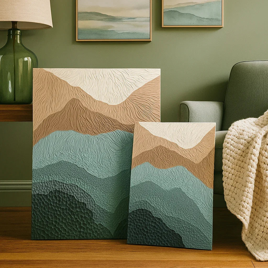 Layered Landscape Abstract Wall Art III