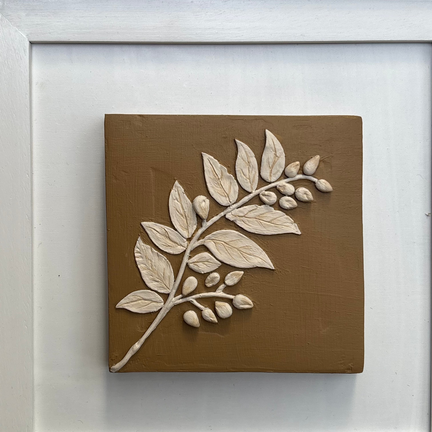 Whispering Leaves | Clay Art for Modern Interiors | QIBO