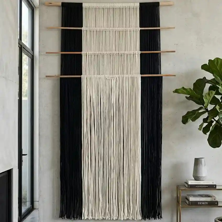 Gravity in Threads Macrame Wall Art