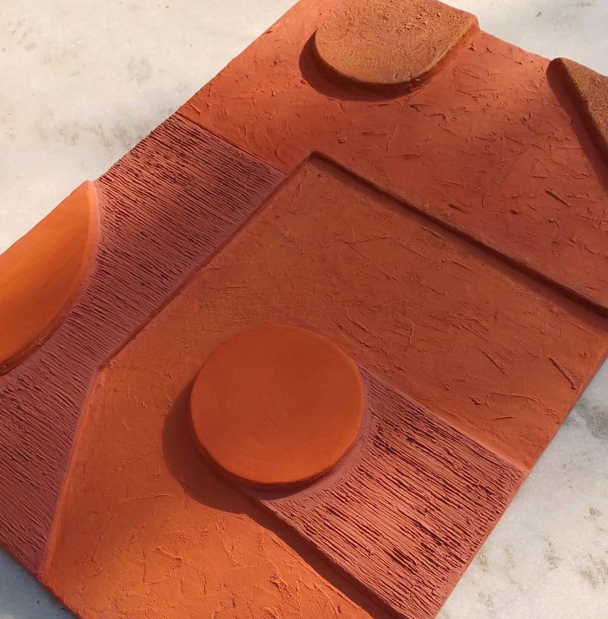 Clay Contours Terracotta Wall Art