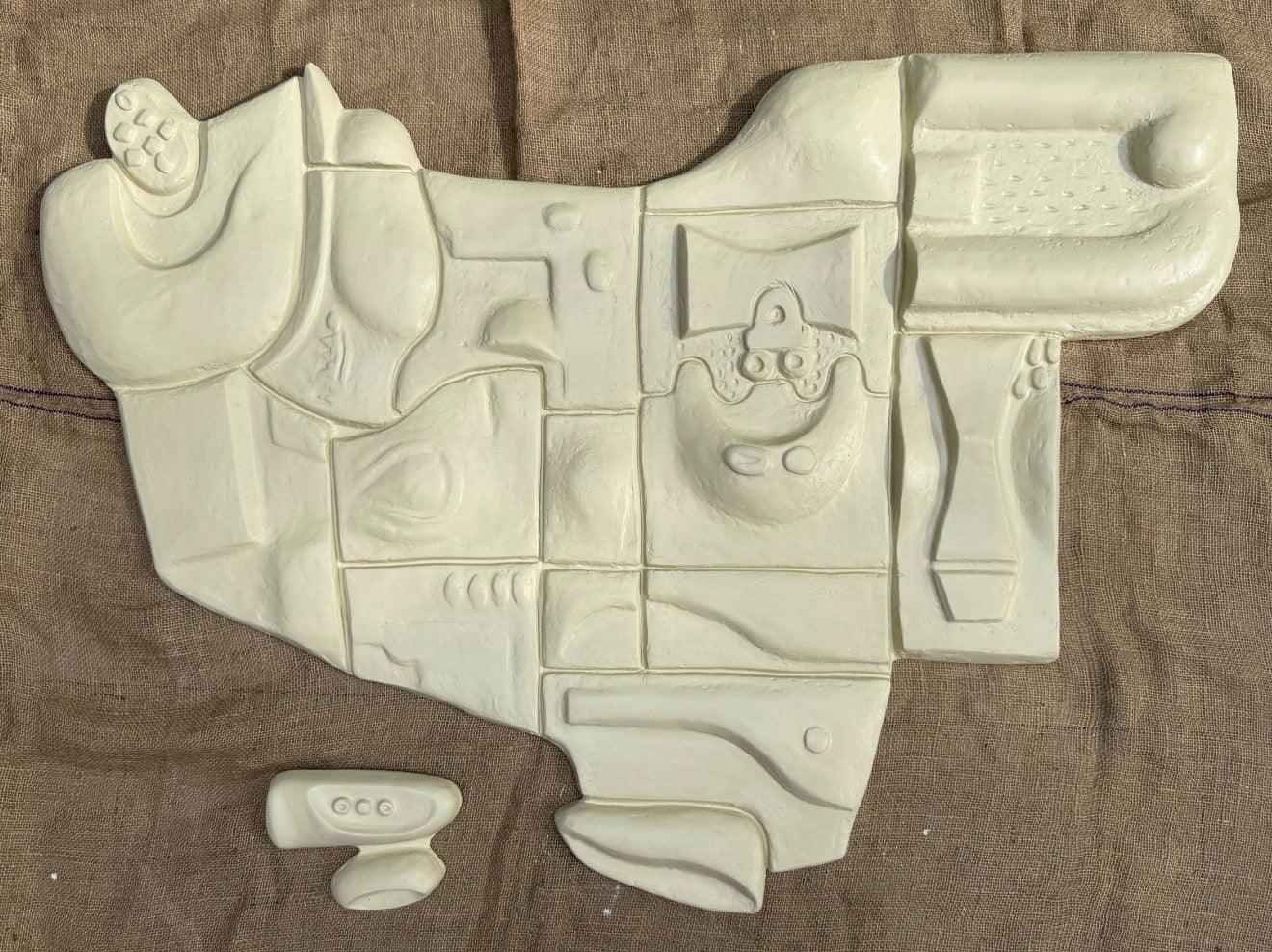 Desert Mirage Abstract Wall Art - Qibo Galleria Pvt. Ltd.