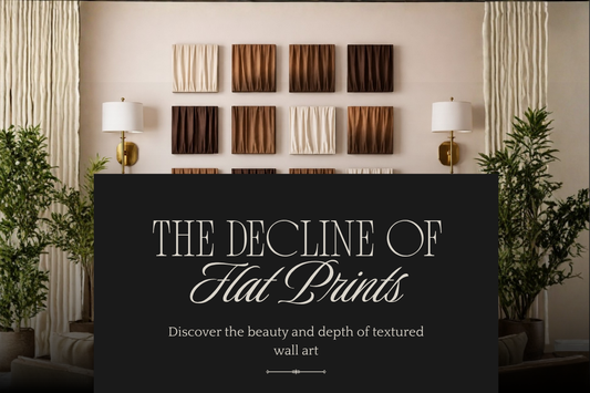 Why Flat Prints Are Out: The Rise of Textured Wall Art in 2026