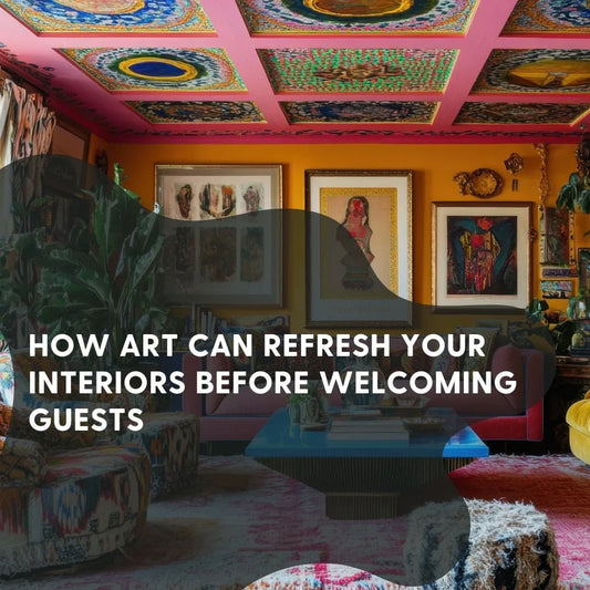 How Art Can Refresh Your Interiors Before Welcoming Guests - Qibo Galleria Pvt. Ltd.