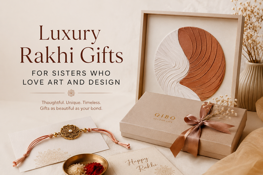 Luxury Rakhi Gifts for Sisters Who Love Art and Design