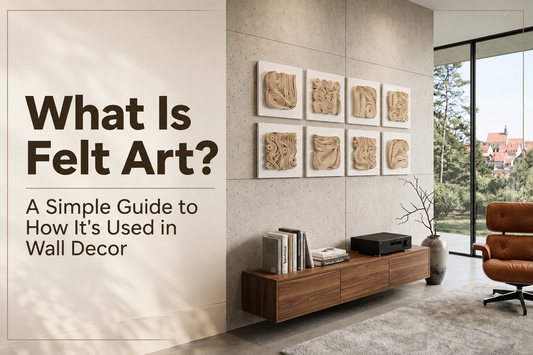 What Is Felt Art? A Simple Guide to How It's Used in Wall Decor
