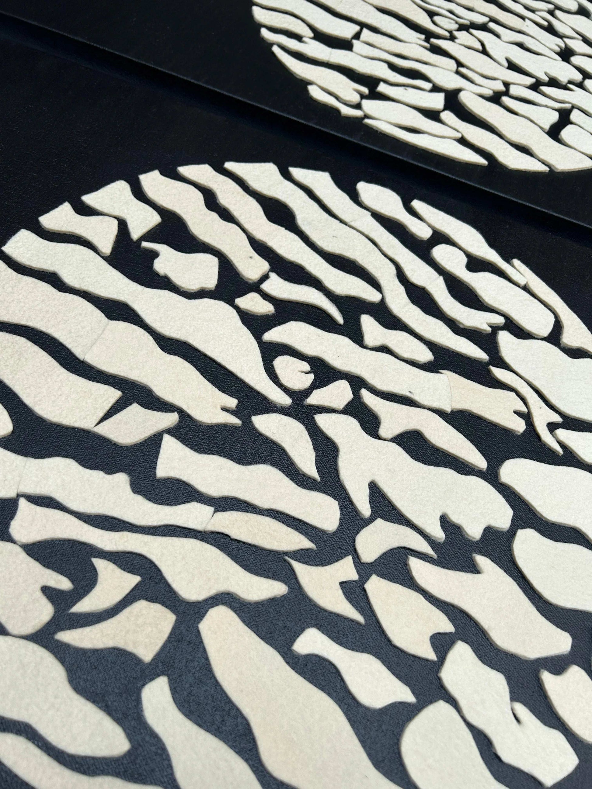 Felt Flames (Set of 2) Handmade Wall Art