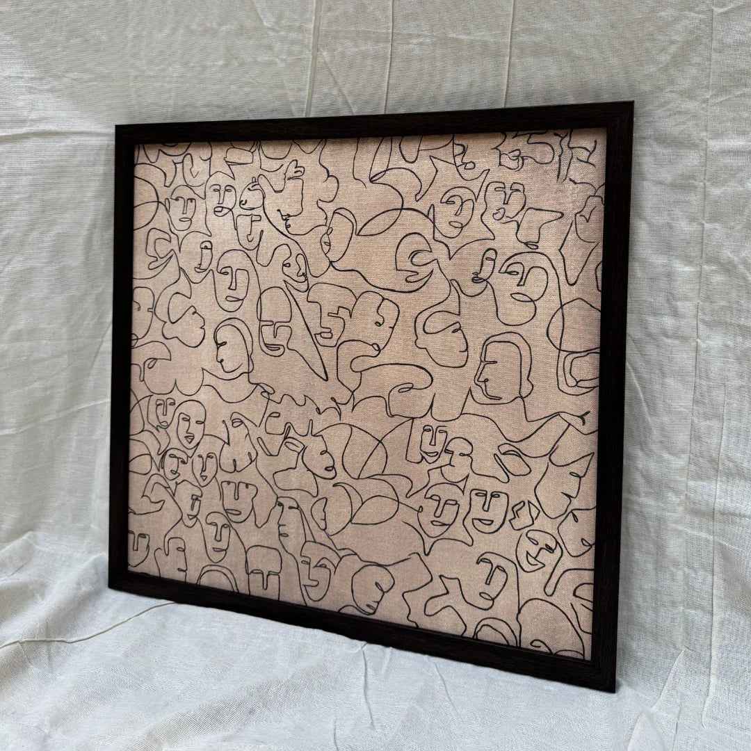Collective Minds A Thoughtful Modern Abstract Artwork
