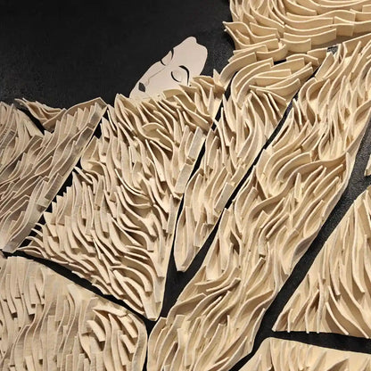 Still Dreams Wool Artwork for Luxury Contemporary Interiors