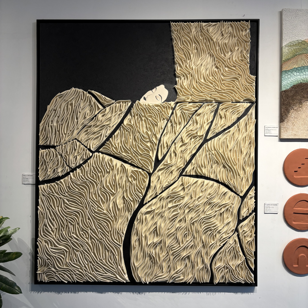 Still Dreams Wool Artwork for Luxury Contemporary Interiors
