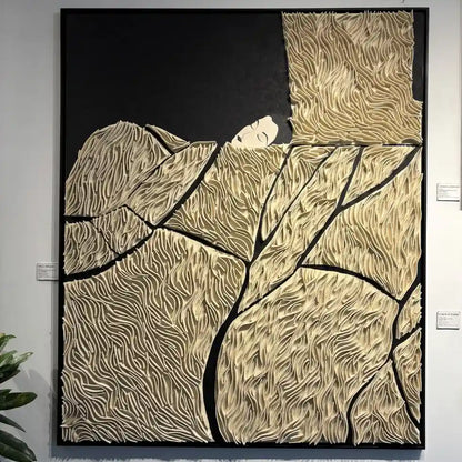 Still Dreams Wool Artwork for Luxury Contemporary Interiors