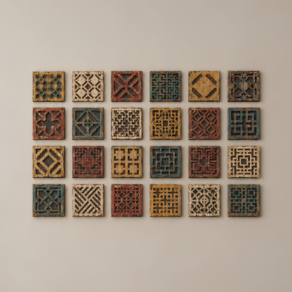 Mosaic Matrix | Rustic Wall Design