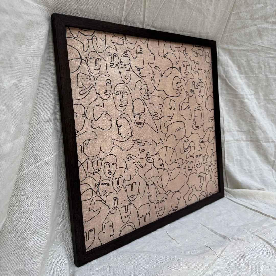 Collective Minds A Thoughtful Modern Abstract Artwork