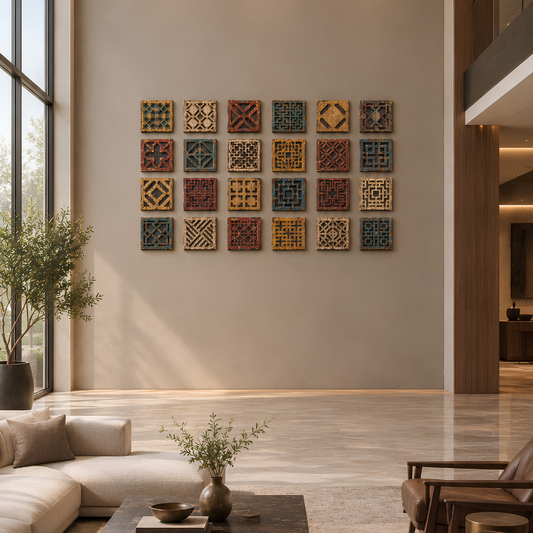 Mosaic Matrix | Rustic Wall Design