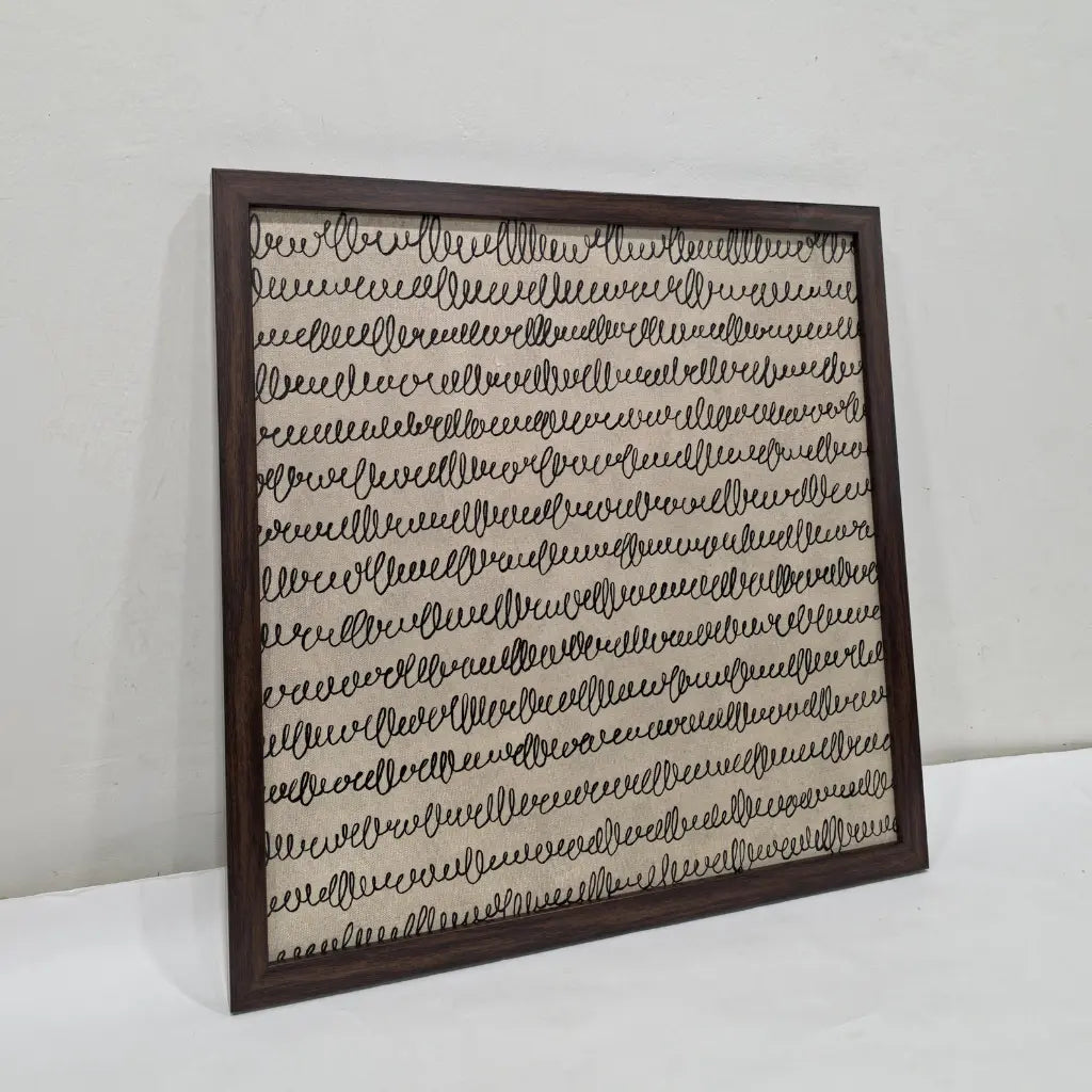 Scribbled Thoughts wall artwork captures raw creativity through expressive lines and abstract forms, adding a modern artistic touch to any living space.