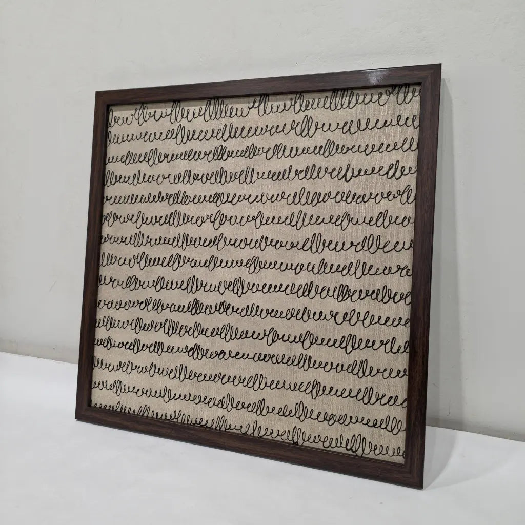 Scribbled Thoughts wall artwork captures raw creativity through expressive lines and abstract forms, adding a modern artistic touch to any living space.