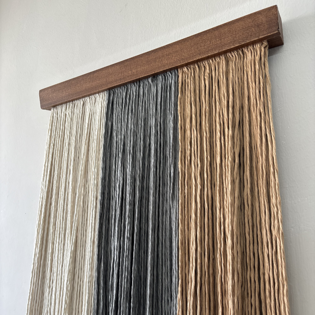 Gravity in Threads III Macrame Art for Modern Interiors