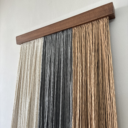 Gravity in Threads III Macrame Art for Modern Interiors