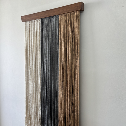 Gravity in Threads III Macrame Art for Modern Interiors