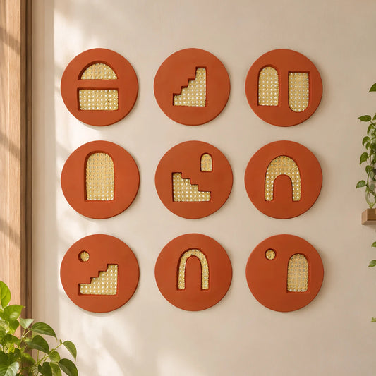 Plates of Earth II | Terracotta Wall Decor