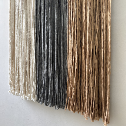 Gravity in Threads III Macrame Art for Modern Interiors