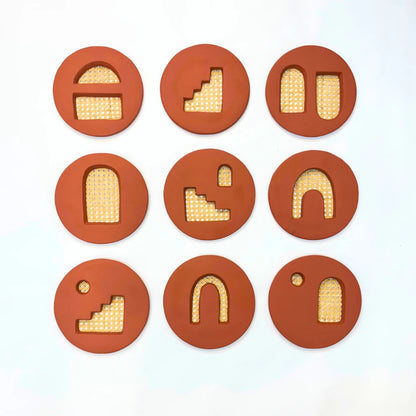 Plates of Earth II | Terracotta Wall Decor
