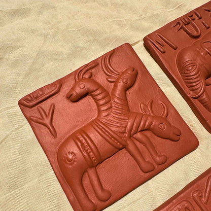 Tribal Spiritis | Terracotta Wall Decor