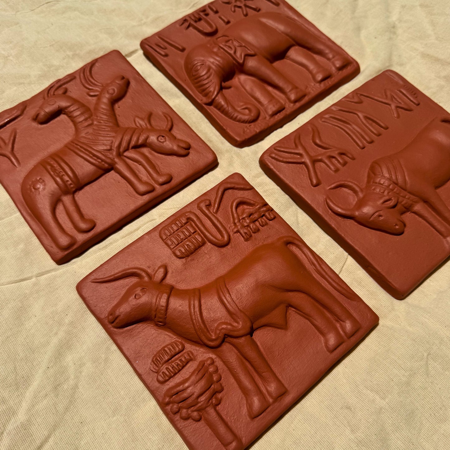 Tribal Spiritis Handmade Terracotta Wall Decor for Interiors