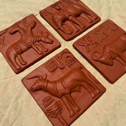 Tribal Spiritis | Terracotta Wall Decor