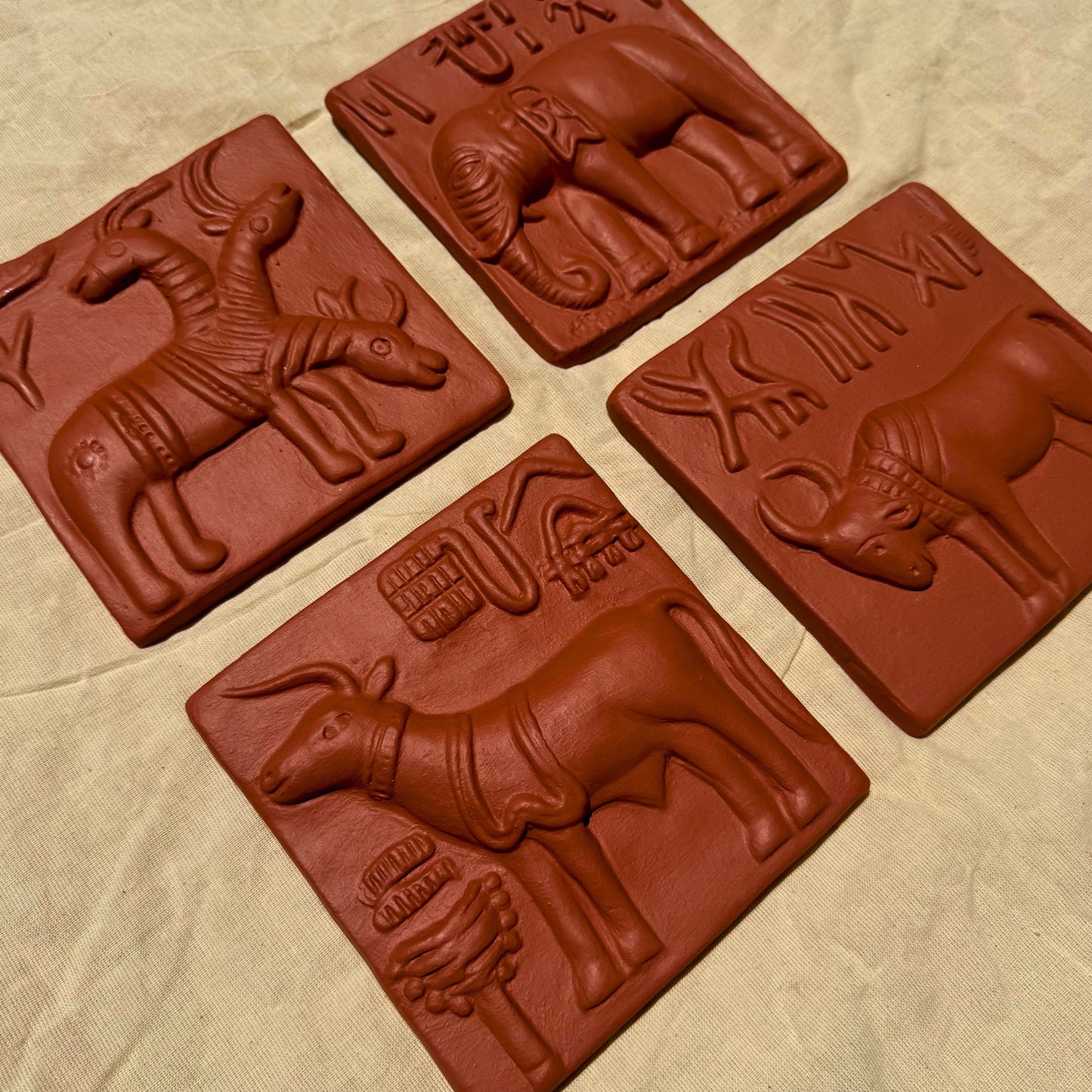 Tribal Spiritis Handmade Terracotta Wall Decor for Interiors