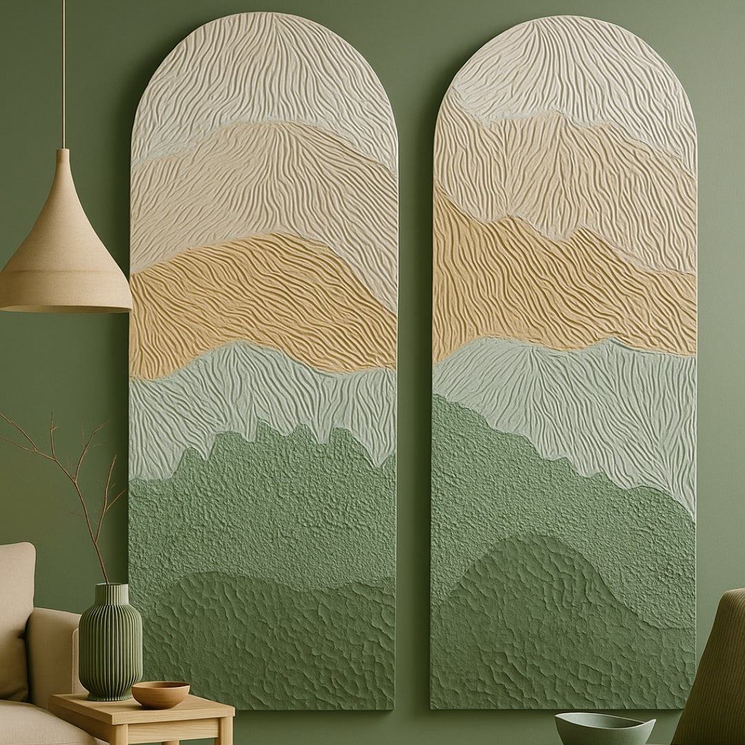Layered Landscape III Abstract Wall Art