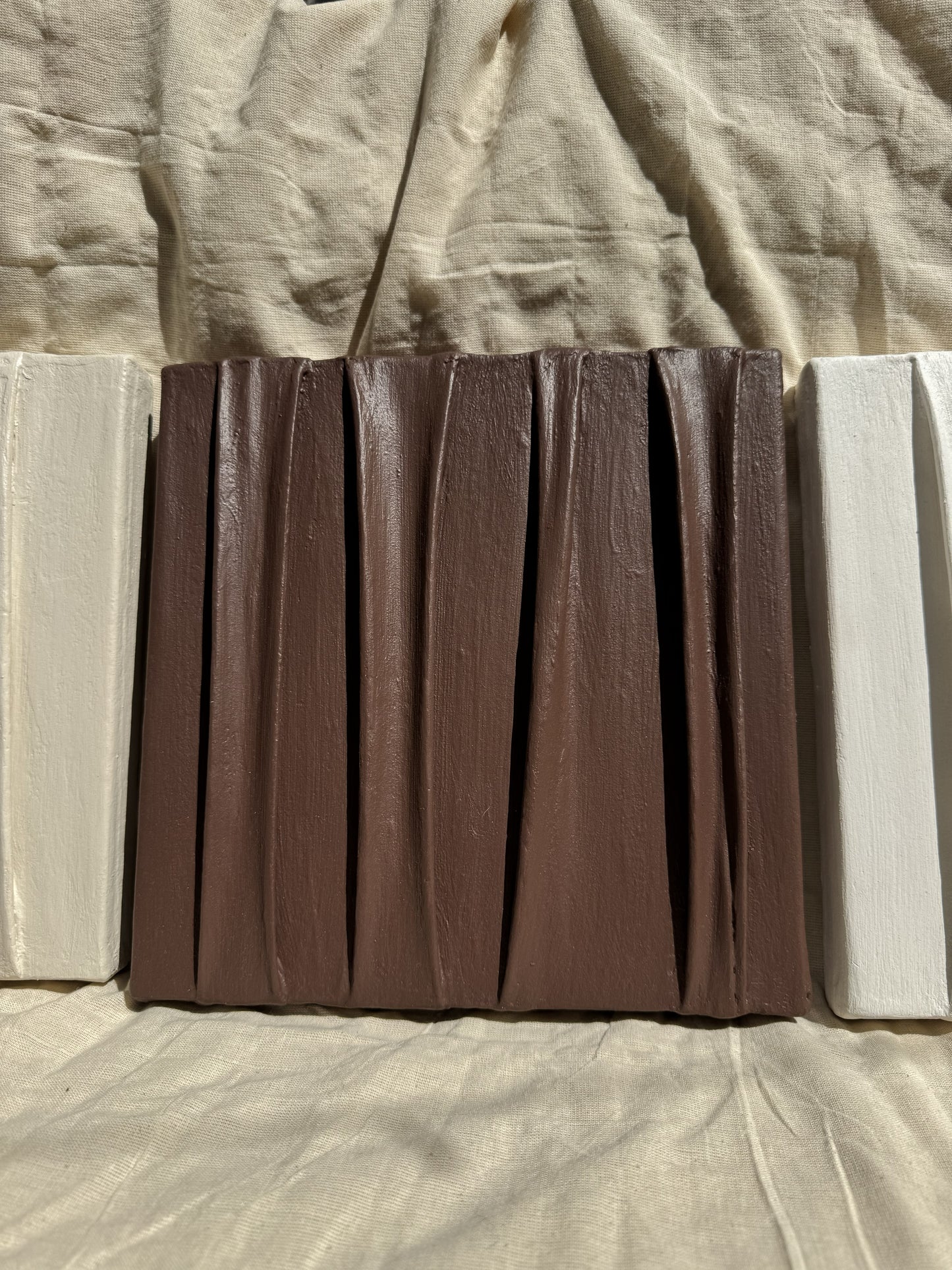 Luxe Draped Abstract Plaster Art for Home decor