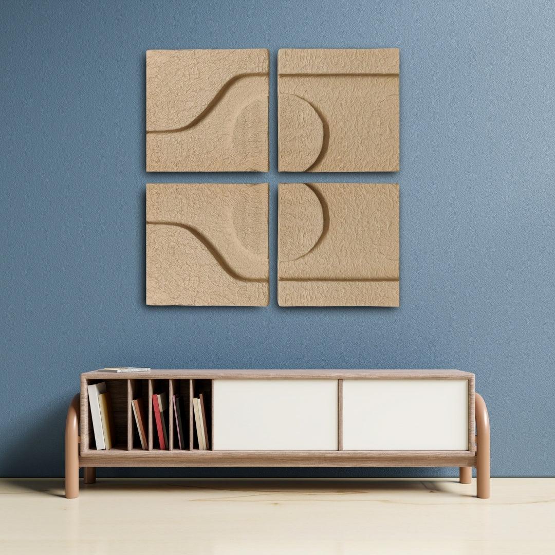 Pattern Play I (Set of 4) - Qibo Galleria LLP