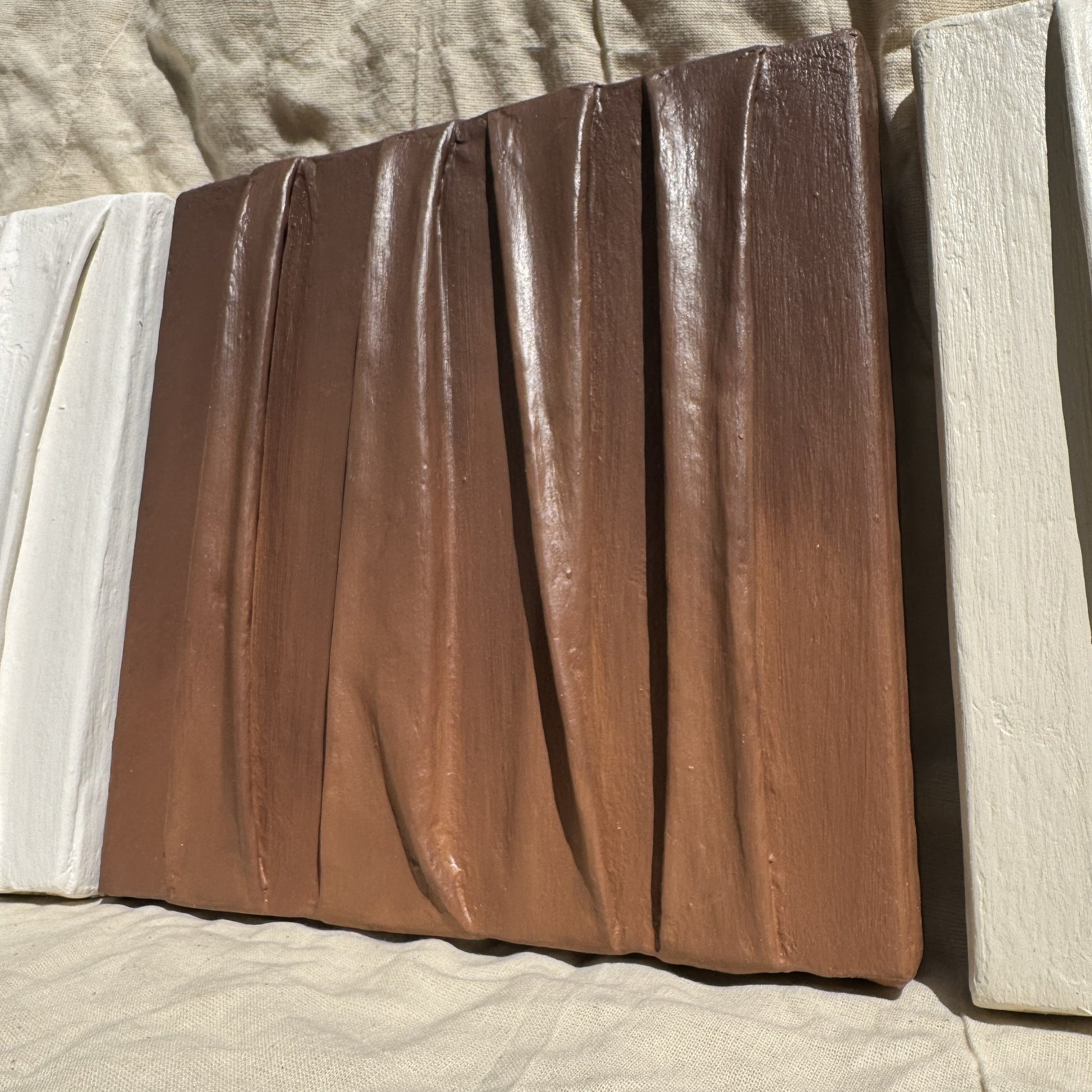 Luxe Draped Abstract Plaster Art for Home decor