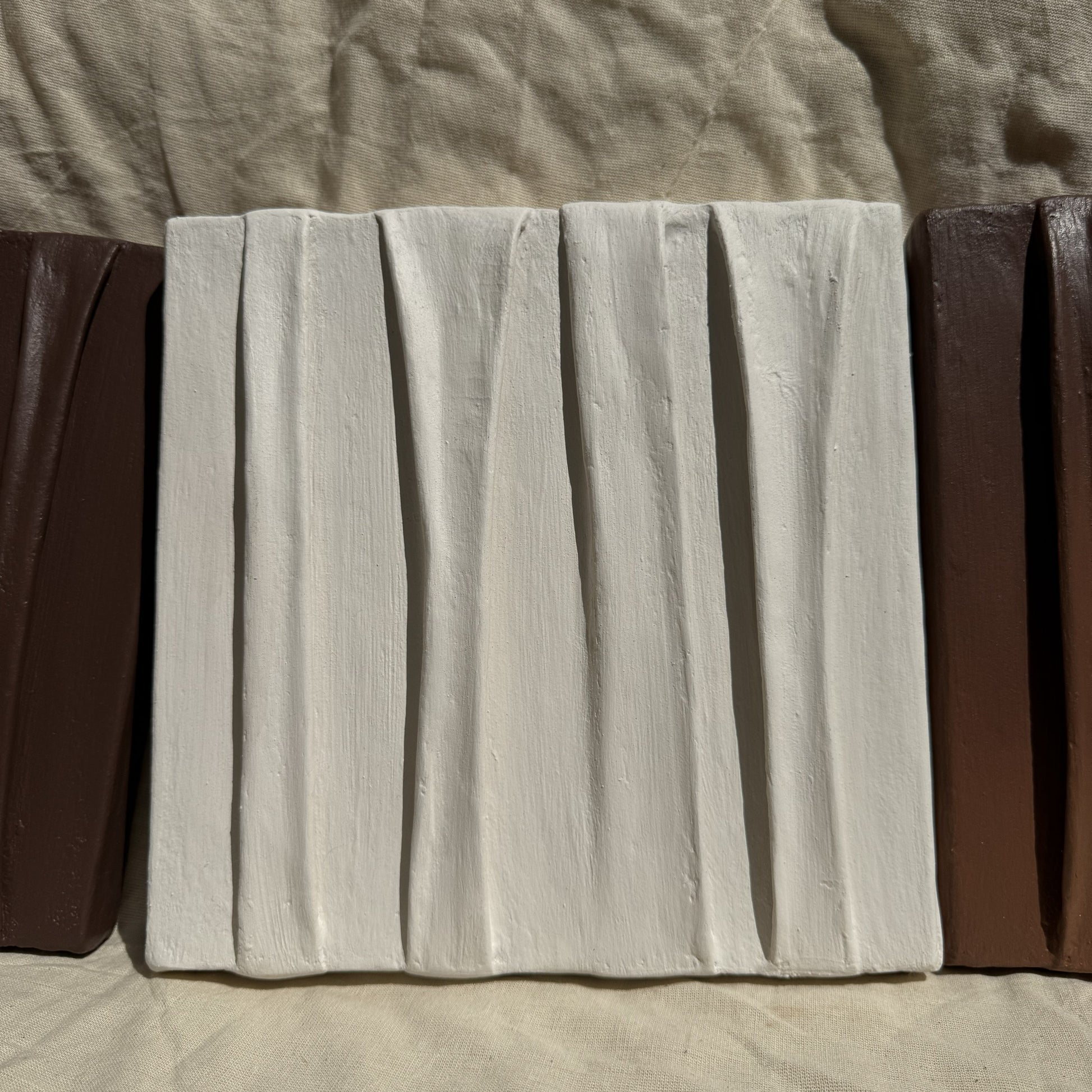 Luxe Draped Abstract Plaster Art for Home decor