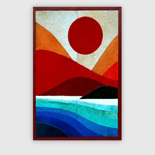HONDURAS Leather Artwork - Qibo Galleria LLP