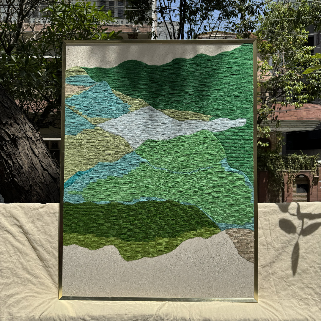 Horizon Tapestry Acrylic Wool Modern Wall Art