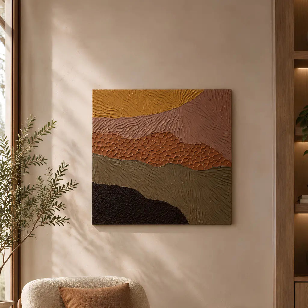Layered Landscape I | Textured Art