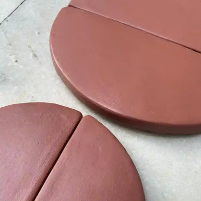Clay Crescent Terracotta Wall Art for Home Decor - Qibo Galleria Pvt. Ltd.