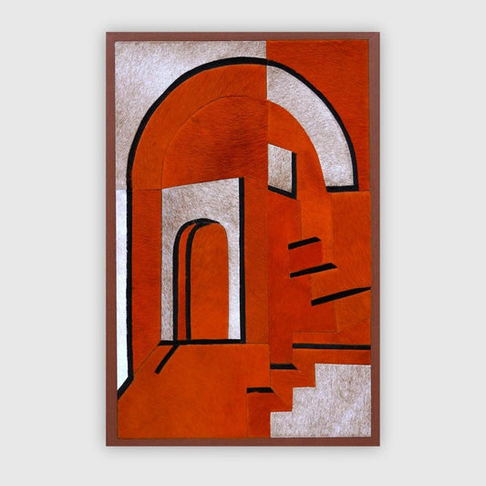 SALVADOR Leather Artwork - Qibo Galleria LLP