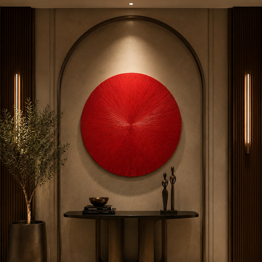 The Meridian Textured Artwork for Modern Space