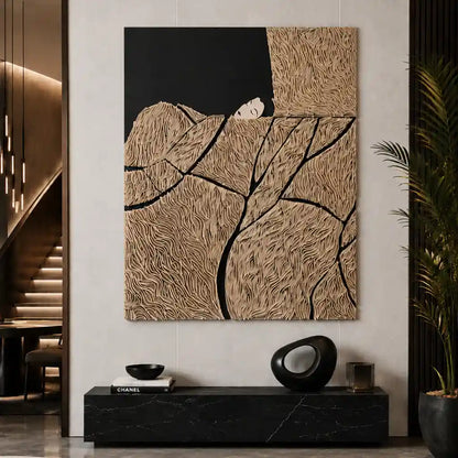 Still Dreams Wool Artwork for Luxury Contemporary Interiors