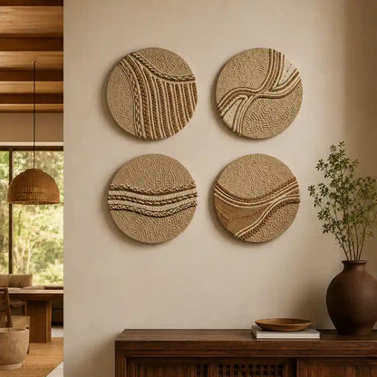 Threadscape Set Of 4 Modern Wall Art